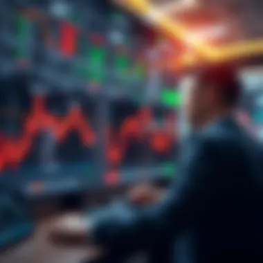 A trader analyzing market trends on a cryptocurrency exchange