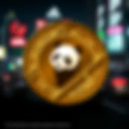 A digital representation of Pandacoin's logo